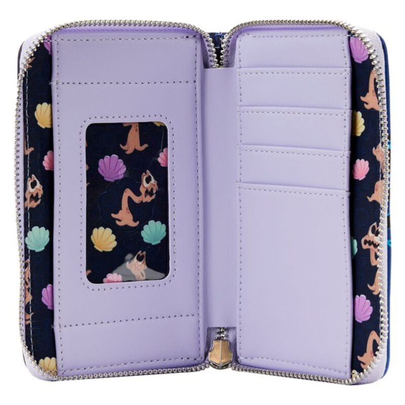 Кошелёк The Little Mermaid Ursula Lair Glow Zip Around Wallet