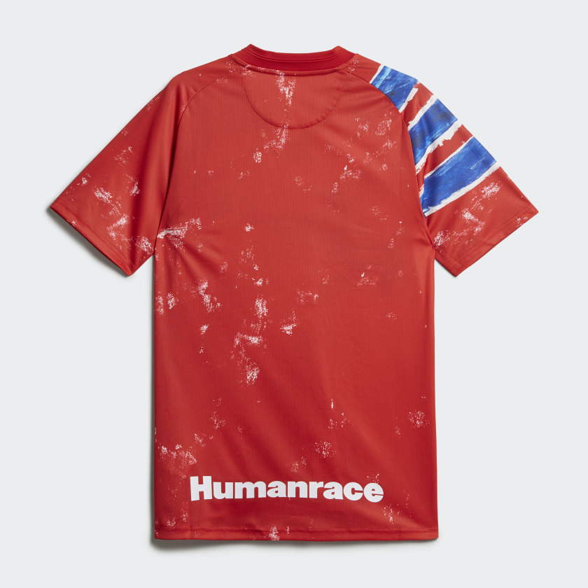 Футболка adidas FC Bayern Human Race Jersey True Red/White