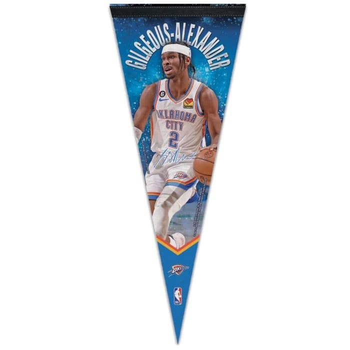 Вымпел Shai Gilgeous-Alexander OKC Thunder NBA Premium Pennant