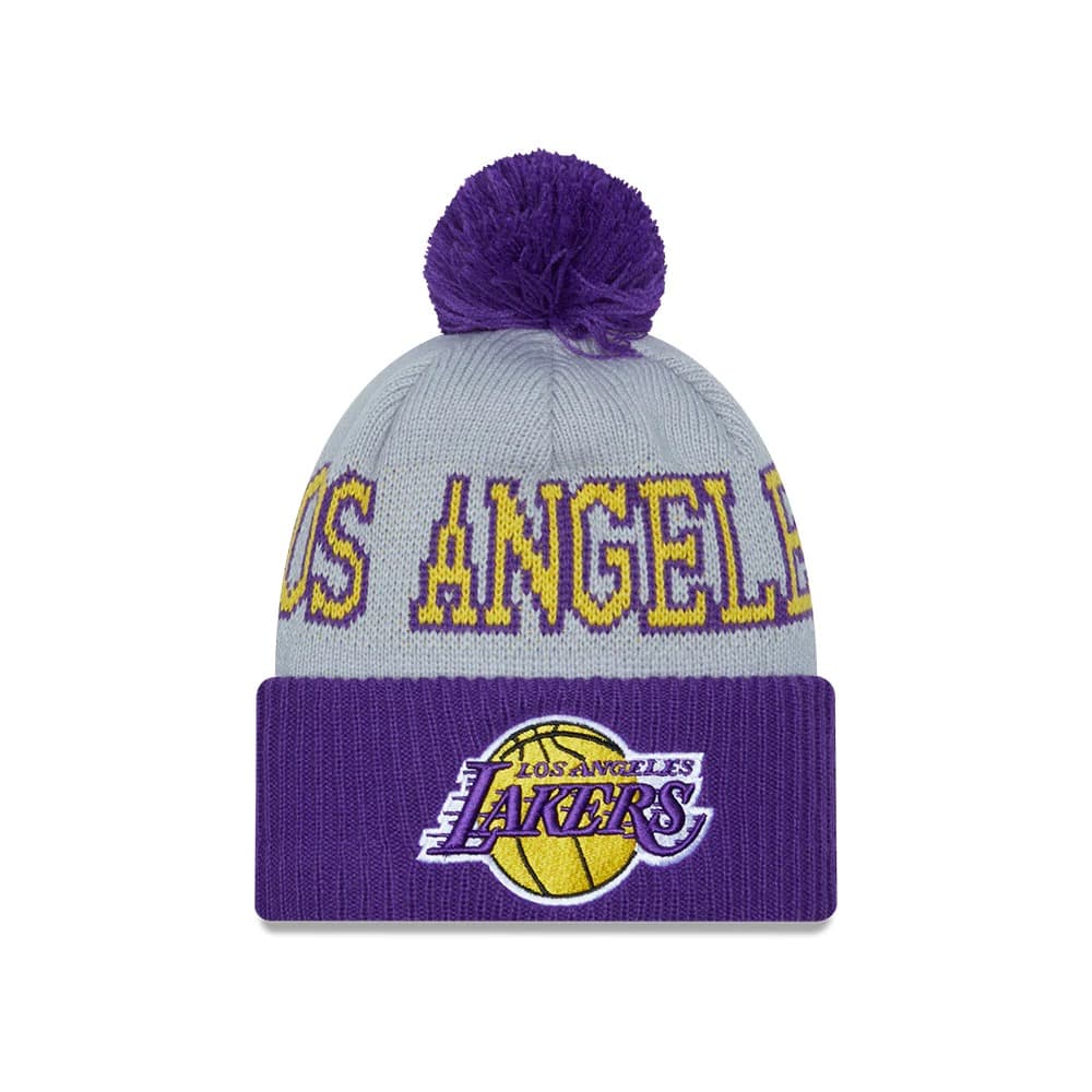 New-Era-Los-Angeles-Lakers-2024-Tip-Off-Pom-Knit-NBA-Beanie-1