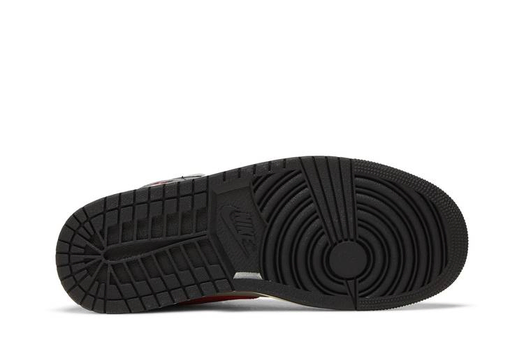 Кроссовки Wmns Air Jordan 1 Mid 'Black College Grey'