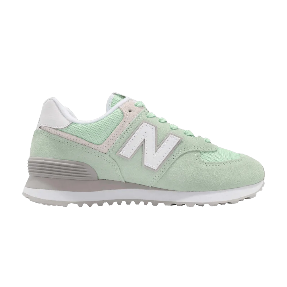 Кроссовки New Balance Wmns 574 'Green White'
