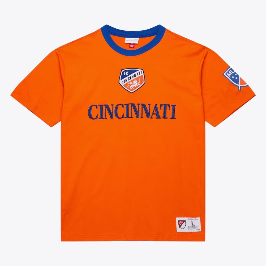 Футболка Mitchell & Ness Orange FC Cincinnati Team OG 3.0 T-Shirt