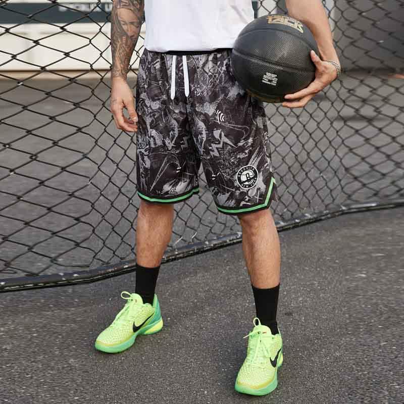 Ehot-Nets-Print-Grey-Shorts