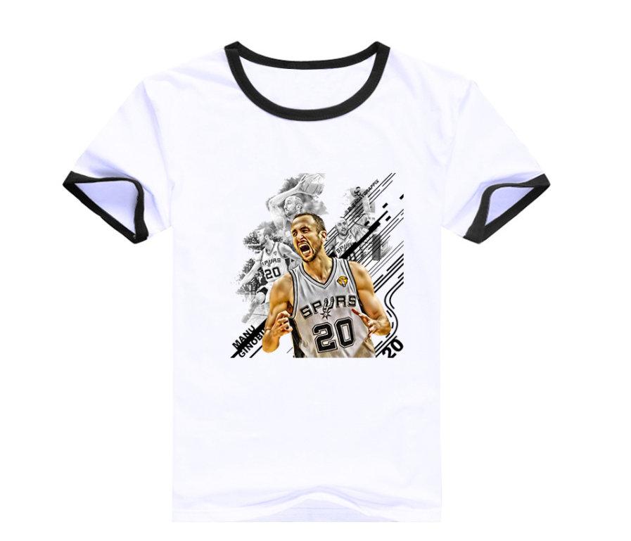 Футболка Manu Ginobili White T3