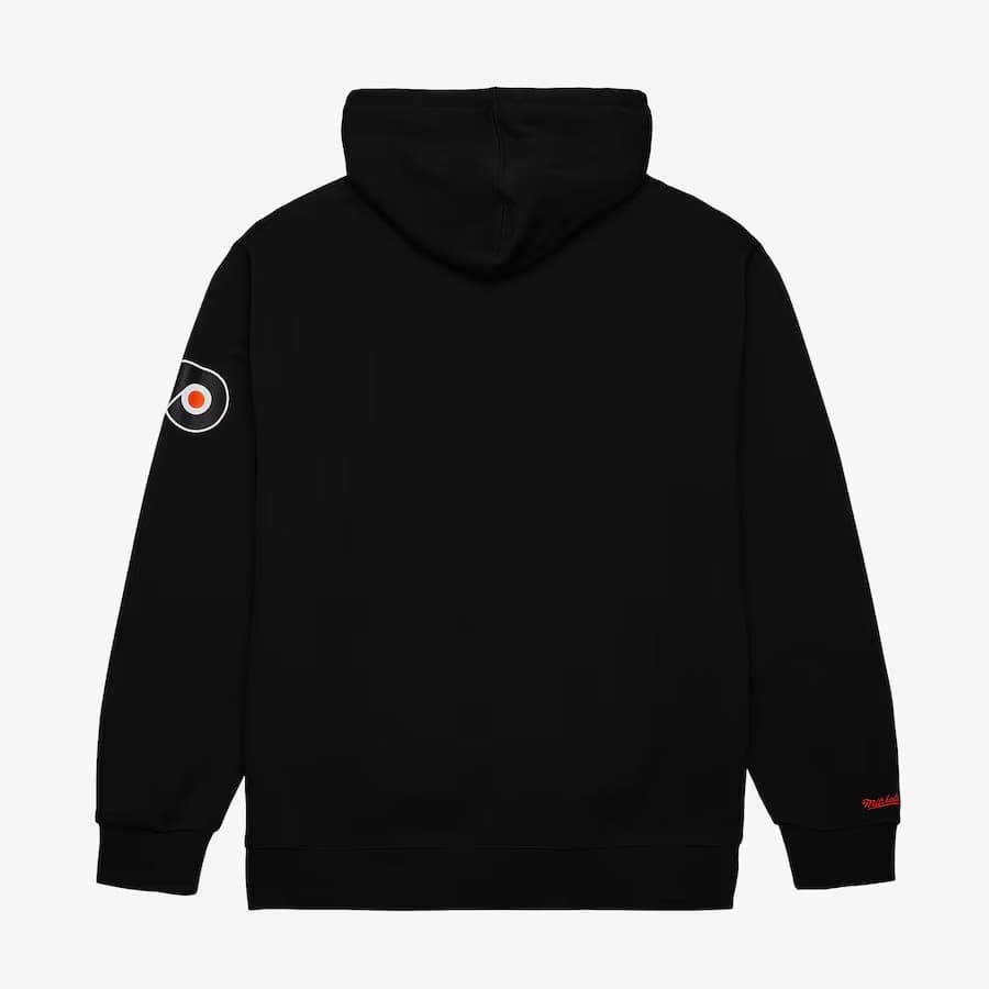 Худи Mitchell & Ness Black Philadelphia Flyers Game Time Fleece Pullover Hoodie