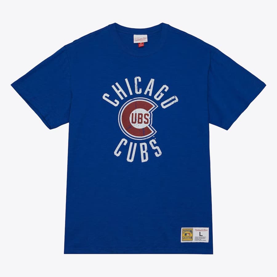 Футболка Mitchell & Ness Royal Chicago Cubs Legendary Slub T-Shirt