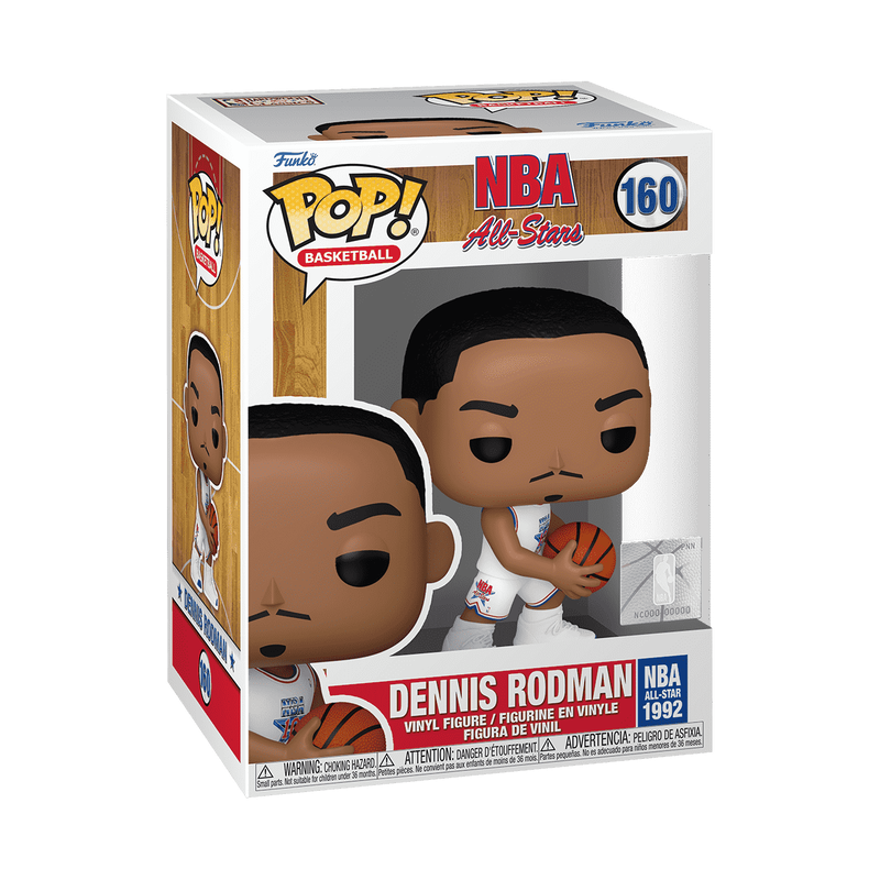 Коллекционная фигурка Funko Dennis Rodman All Star 1992 NBA Pop Vinyl