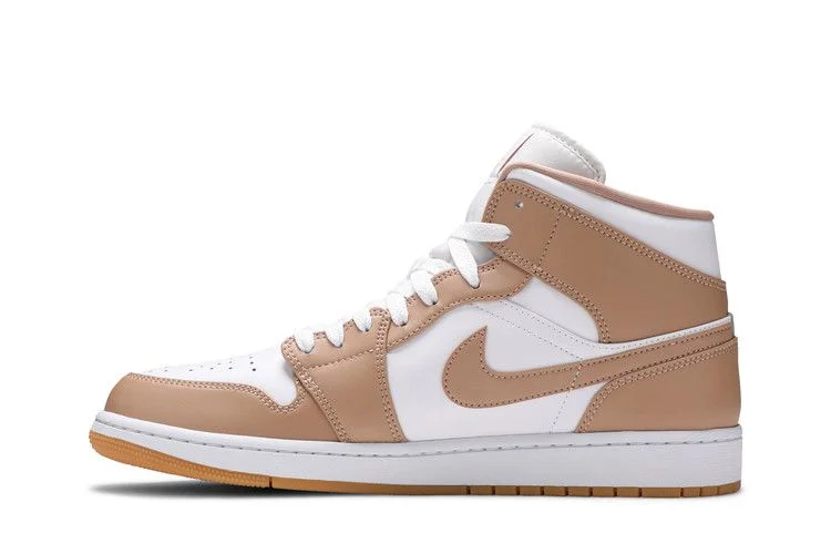 Кроссовки Air Jordan 1 Mid 'Tan Gum'