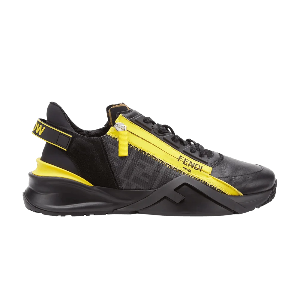 Кроссовки Fendi Flow Slip-On 'Black Yellow'