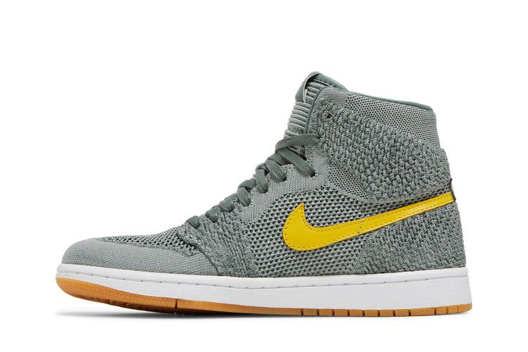 Кроссовки Air Jordan 1 Retro High Flyknit GS 'Clay Green'