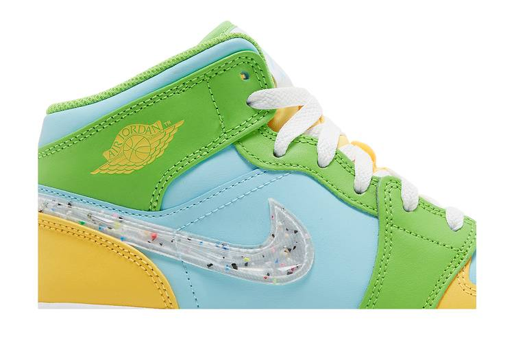 Кроссовки Air Jordan 1 Mid SE GS 'Recycled Grind'