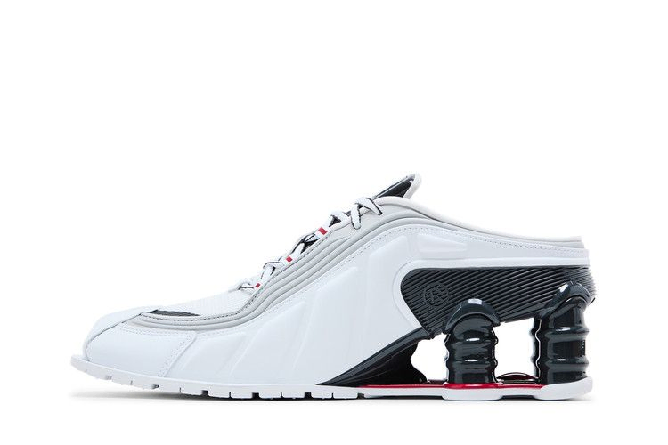Martine Rose x Nike Wmns Shox Mule MR4 'Metallic Platinum Varsity Red'