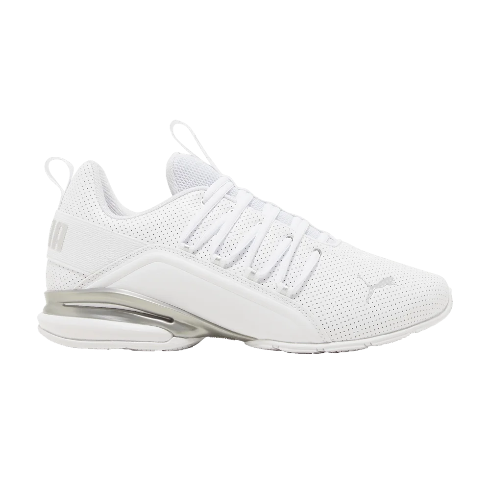 Krossovki-Puma-Axelion-Perf-Wide-White-Silver