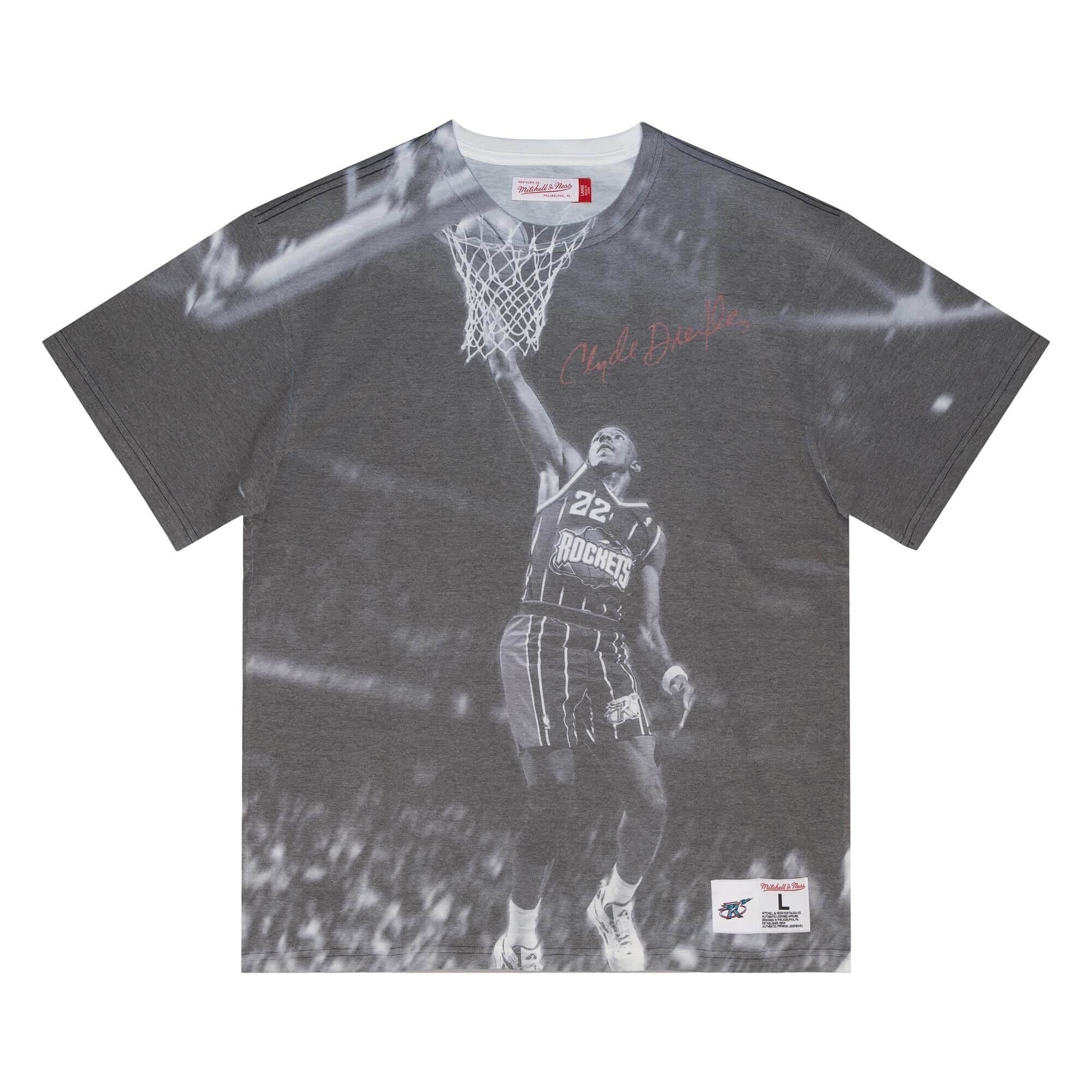 Футболка Mitchell & Ness Above The Rim Sublimated SS Houston Rockets Clyde Drexler T-Shirt