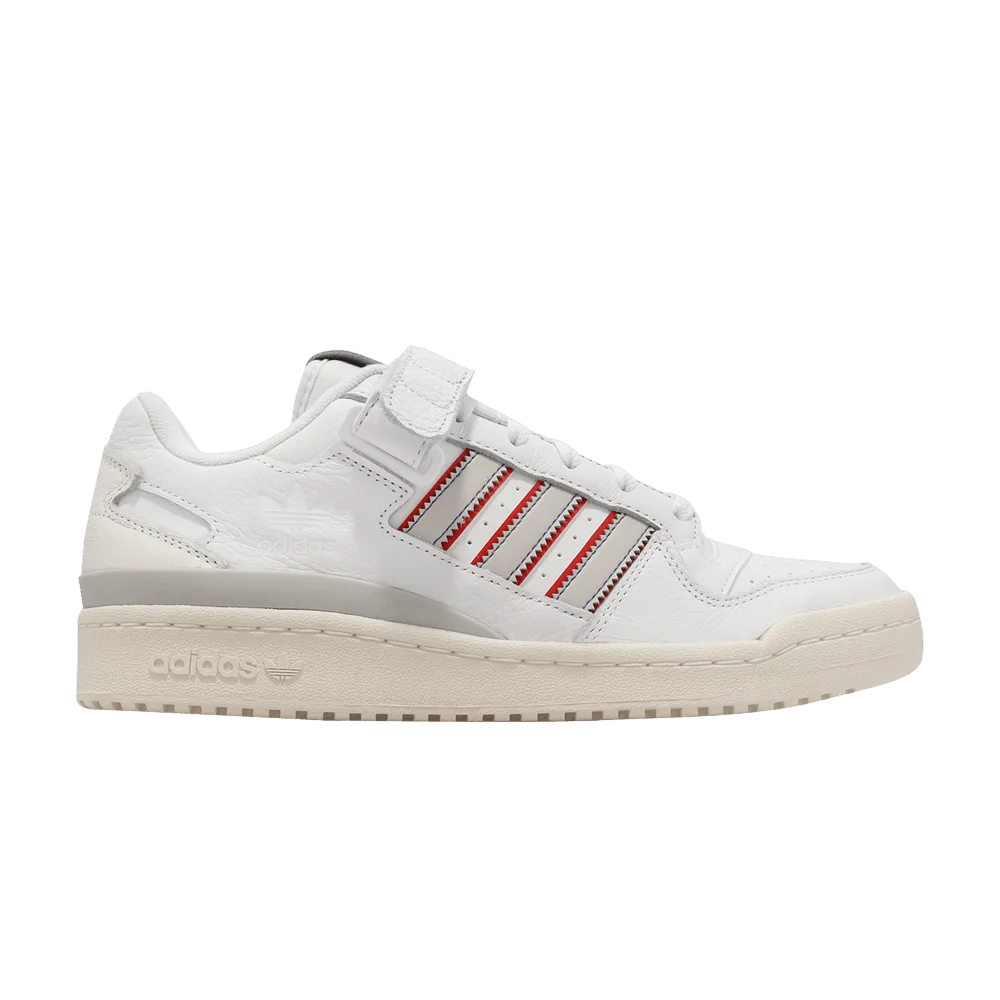 Krossovki-Adidas-Forum-Low-White-Grey-Red