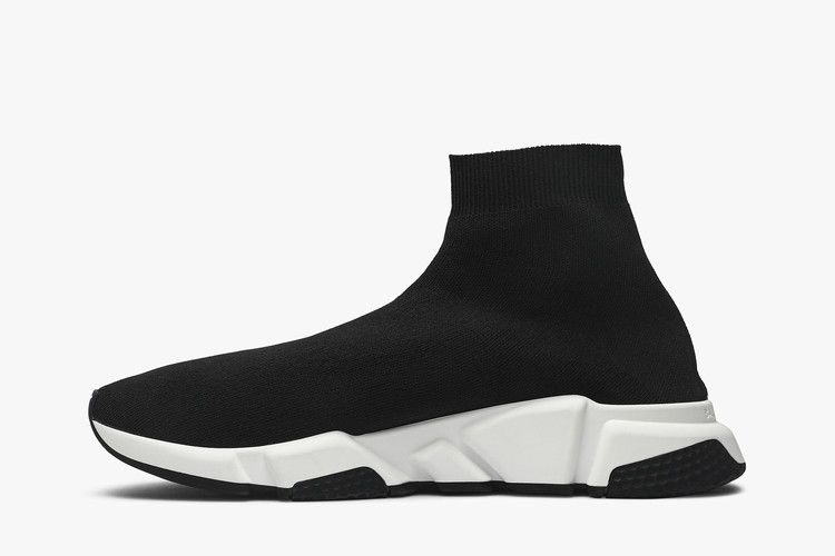 Кроссовки Balenciaga Speed Sneaker 'Black White' 2018