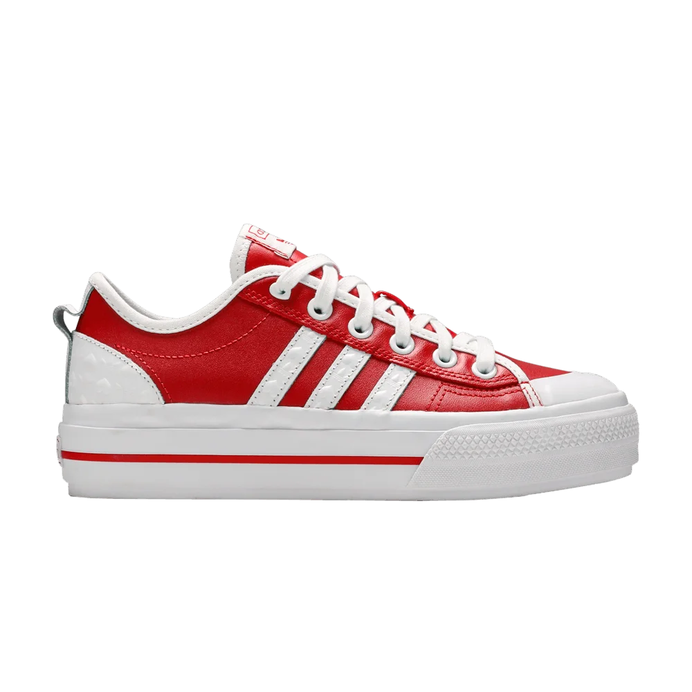 Adidas Wmns Nizza RF Platform 'Heart Embossed - Scarlet'