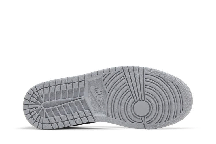 Кроссовки Air Jordan 1 Mid 'Wolf Grey Midnight Navy'