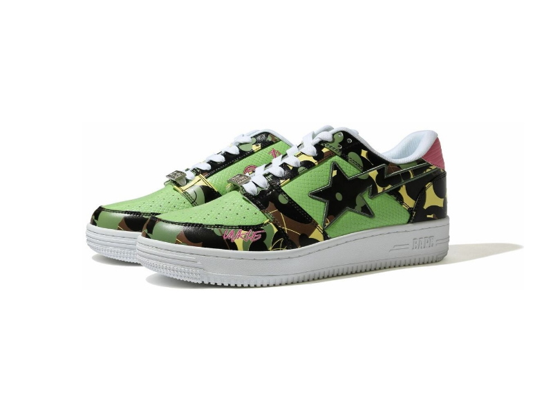 Кроссовки Mo’ Wax x Unkle x A Bathing Ape Bape Bapesta M2 Low Original Headz