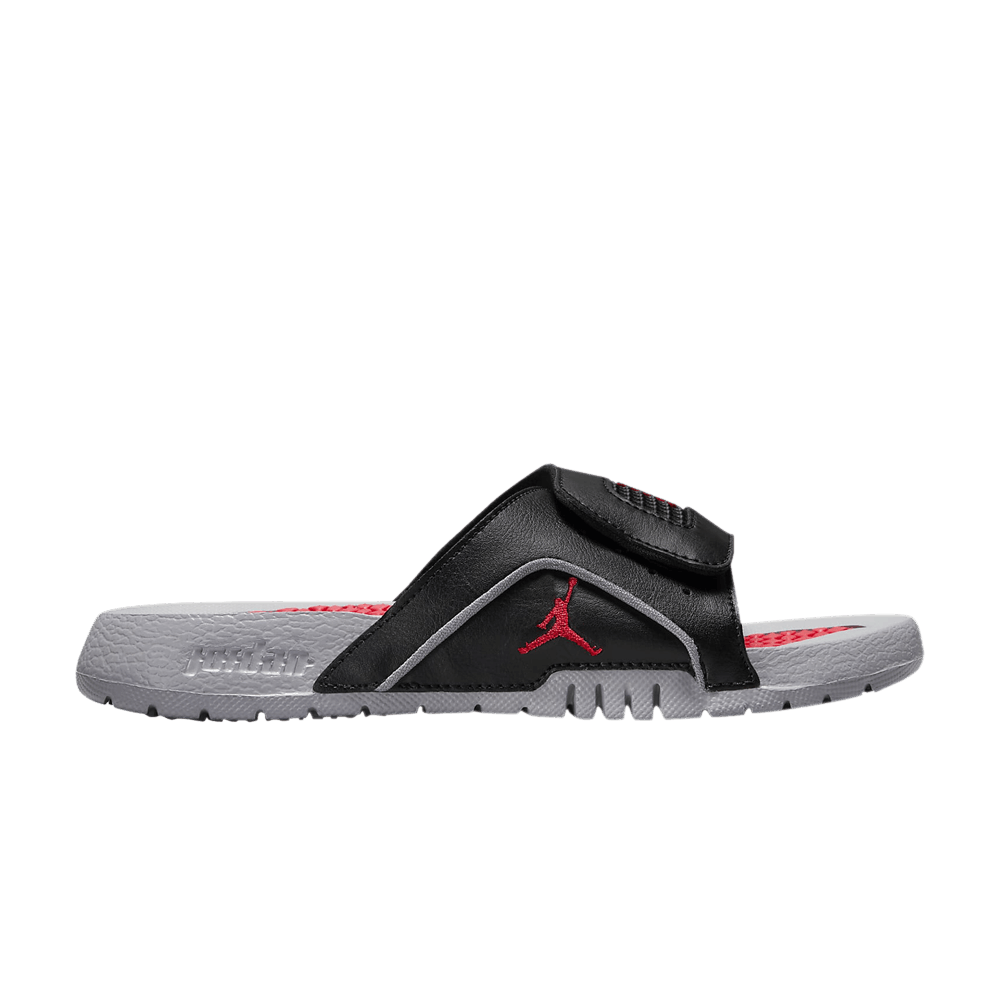 Кроссовки Air Jordan Hydro 4 Retro Slide GS 'Black Cement'