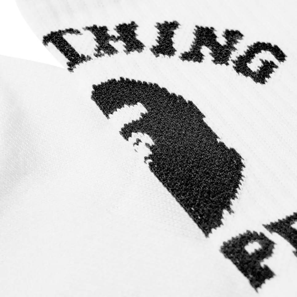 Спортивные носки BAPE College Socks White/Black