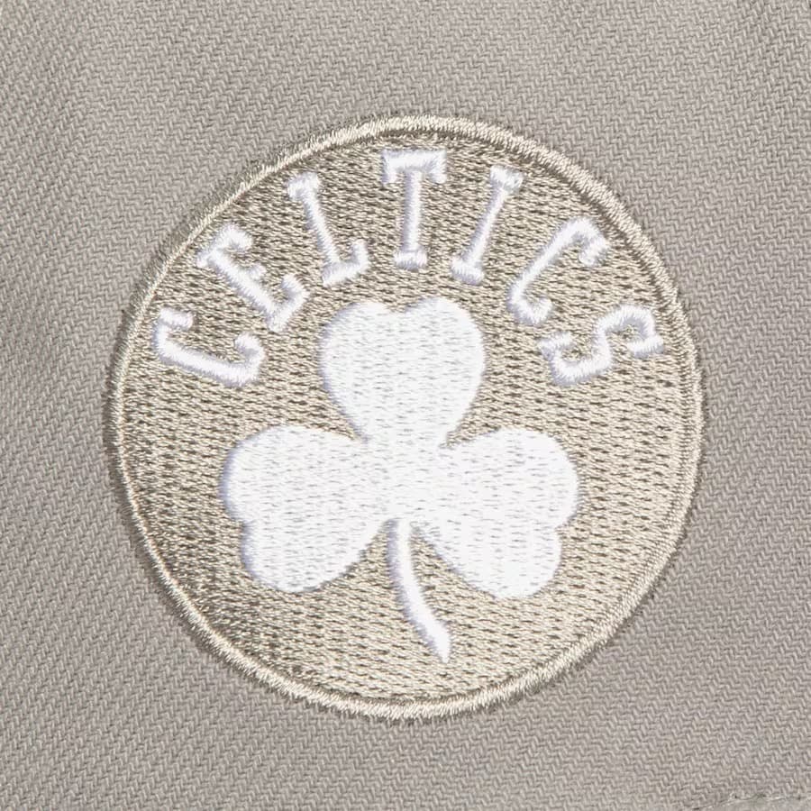 Mitchell-Ness-Gray-Boston-Celtics-Team-Logo-Snapback-Hat-2