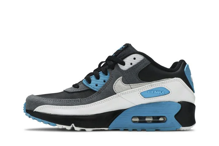 Кроссовки Nike Air Max 90 Leather GS 'Black Dark Grey'