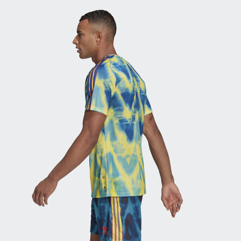 Футболка adidas Arsenal Human Race Jersey Eqt Yellow/Collegiate Navy