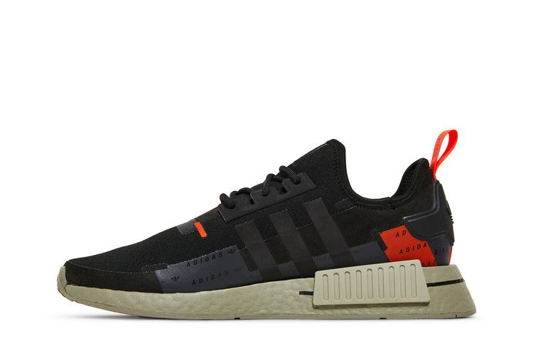 Кроссовки Adidas NMD_R1 'Black Solar Red'
