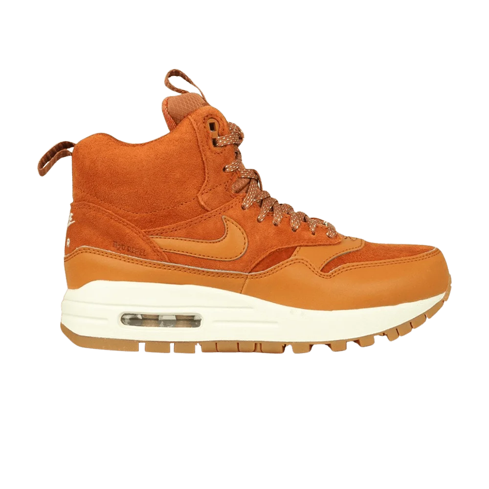 Krossovki-Nike-Wmns-Air-Max-1-Mid-Sneakerboot-Tawny-Gum