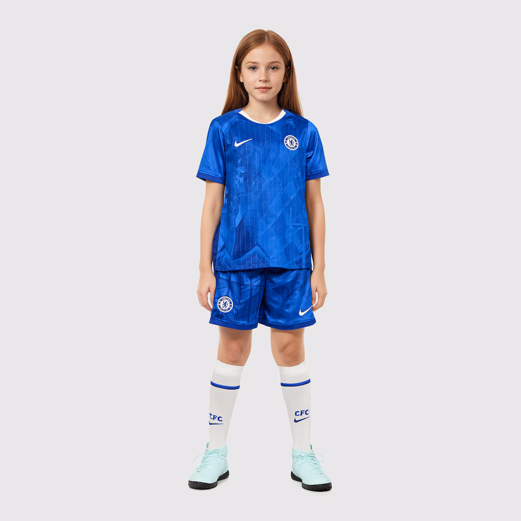 Детская футбольная форма Chelsea Nike Home Stadium MiniKit 2025-26