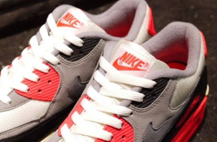Кроссовки Nike Air Max 90 OG Vintage 'Infrared' 2013