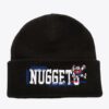 Mitchell-Ness-Black-Denver-Nuggets-Billboard-Vintage-Logo-Cuffed-Knit-Beanie-100x100