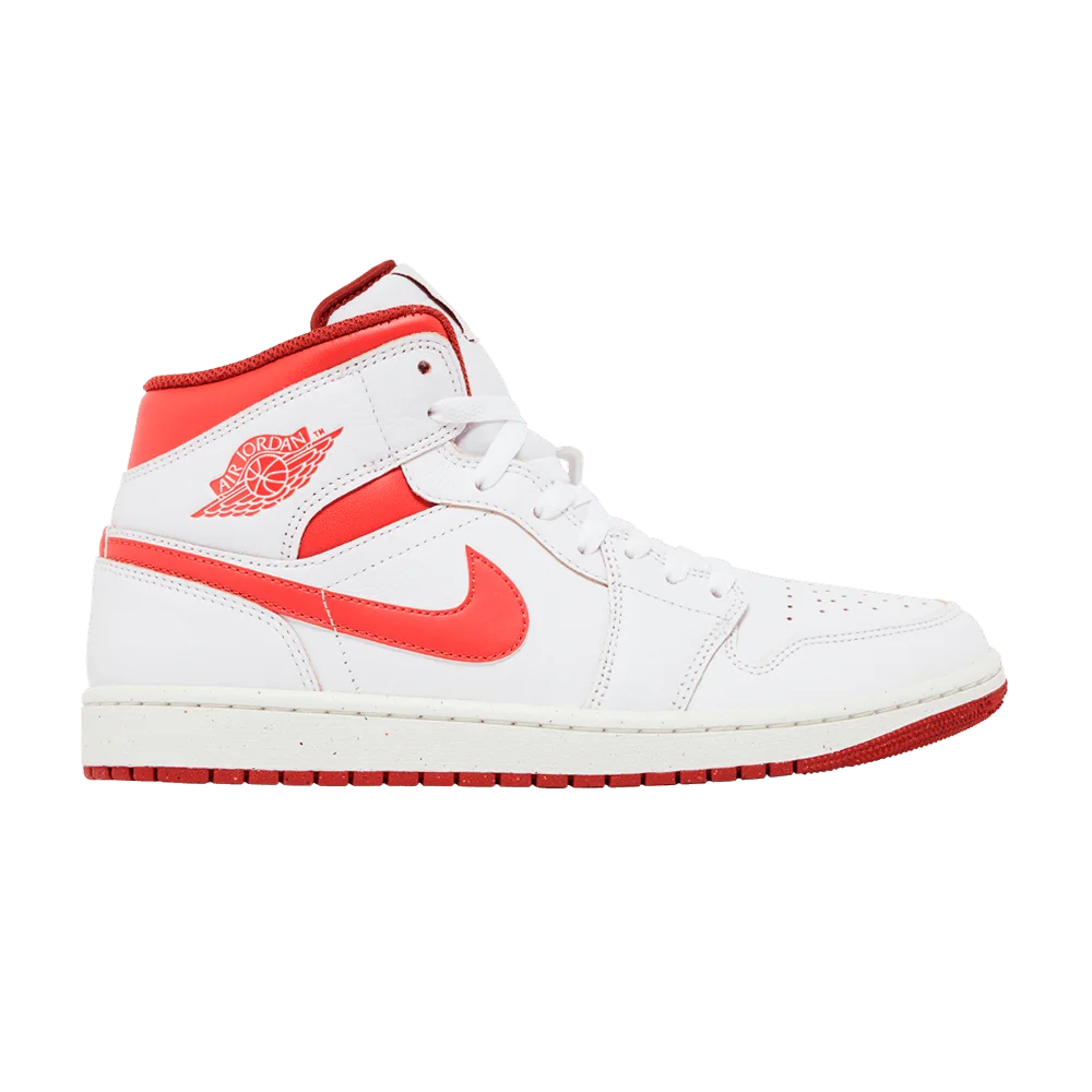 Krossovki-Air-Jordan-1-Mid-SE-White-Dune-Red