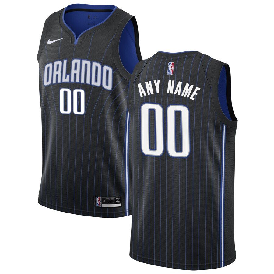 Баскетбольная джерси 2019-20 Orlando Magic Custom Swingman Icon Edition Black