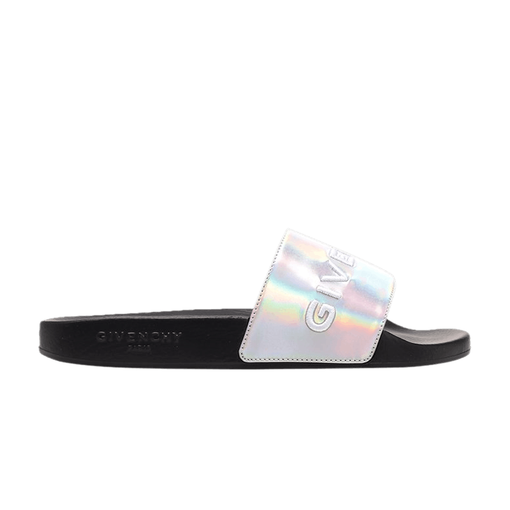 Кроссовки Givenchy Logo Slide 'Black Iridescent'