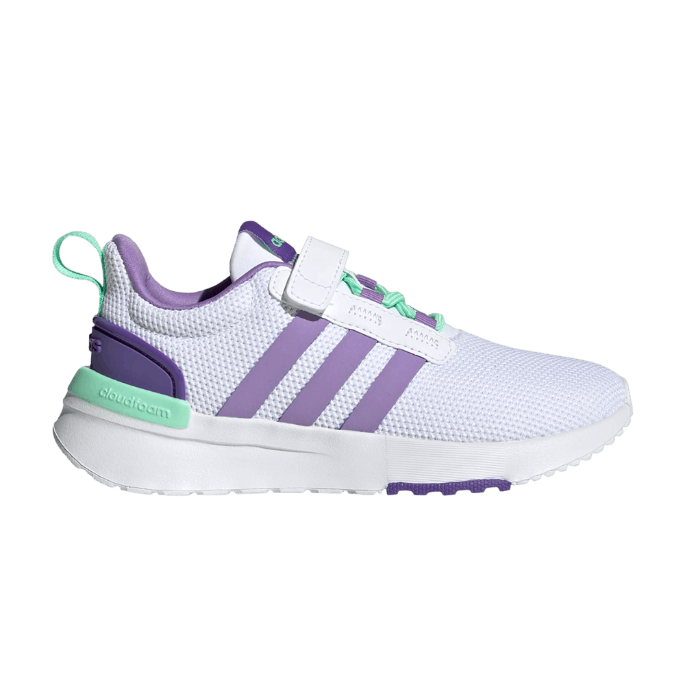 Кроссовки Adidas Racer TR21 J 'White Violet Fusion'