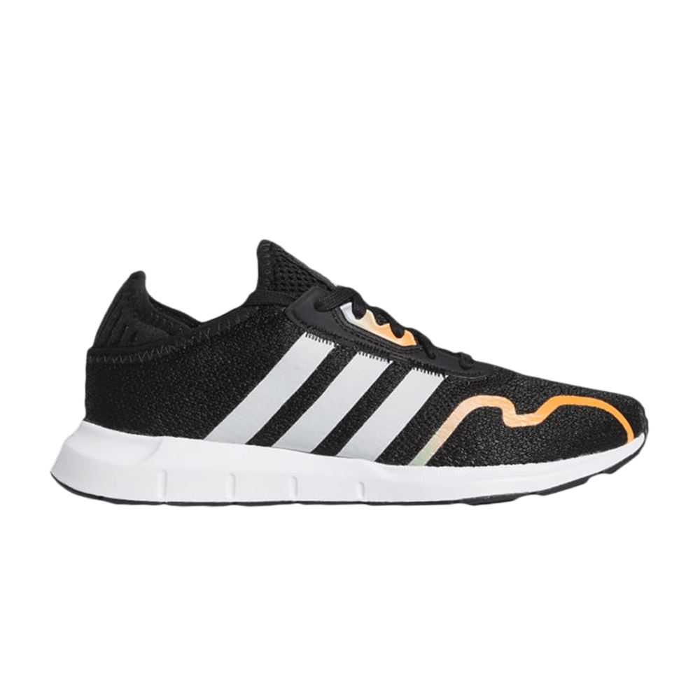 Кроссовки Adidas Swift Run X J 'Black Fluorescent Pop'