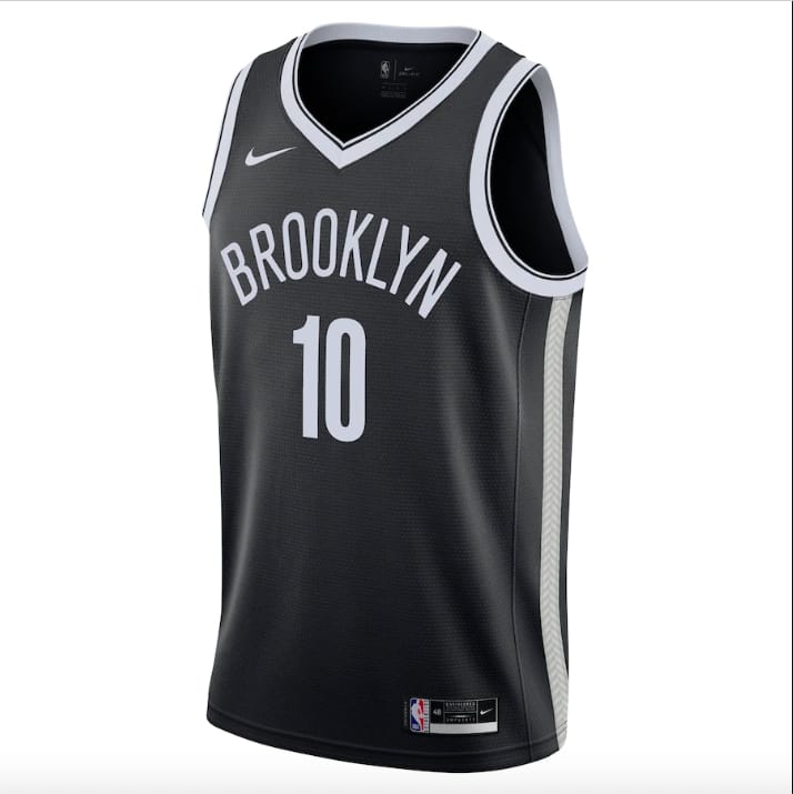 Баскетбольная джерси 2021-22 Brooklyn Nets #10 Ben Simmons Nike Icon Black Jersey