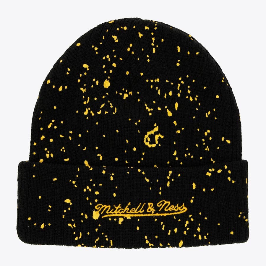 Шапка Mitchell & Ness Black Pittsburgh Penguins Nep Vintage Cuffed Knit Hat