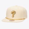 Mitchell-Ness-Cream-Philadelphia-Phillies-Golden-Ivory-Snapback-Hat-100x100