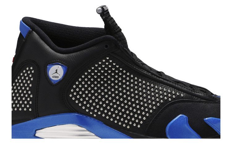 Кроссовки Supreme x Air Jordan 14 Retro 'Black Varsity Royal'