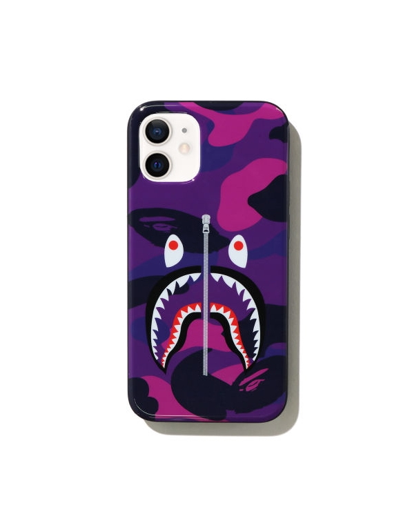 Защитный чехол BAPE Color Camo Shark iPhone 12 Mini Case Purple