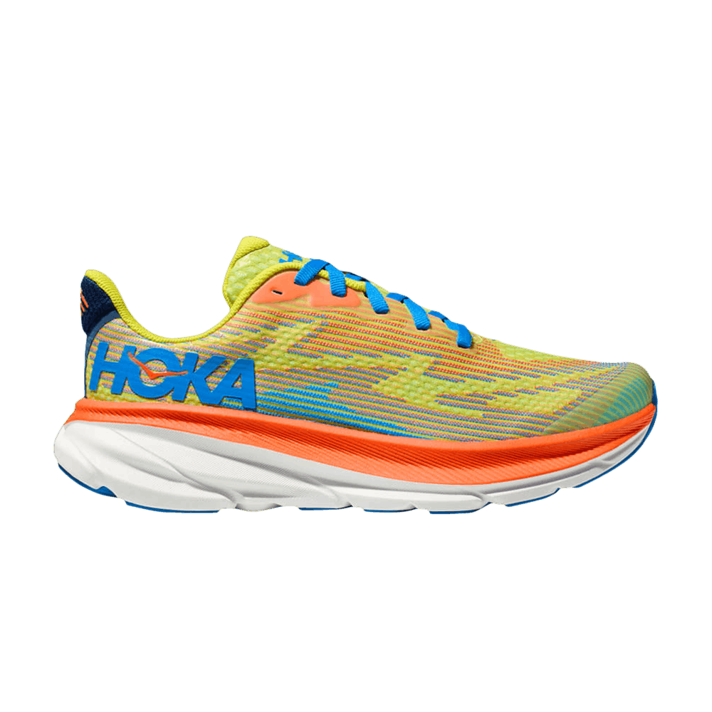 Кроссовки HOKA Clifton 9 Kids 'Evening Primrose Vibrant Orange'