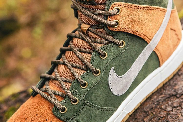 Кроссовки Homegrown x Nike SB Dunk High PRM 'Sequoia'