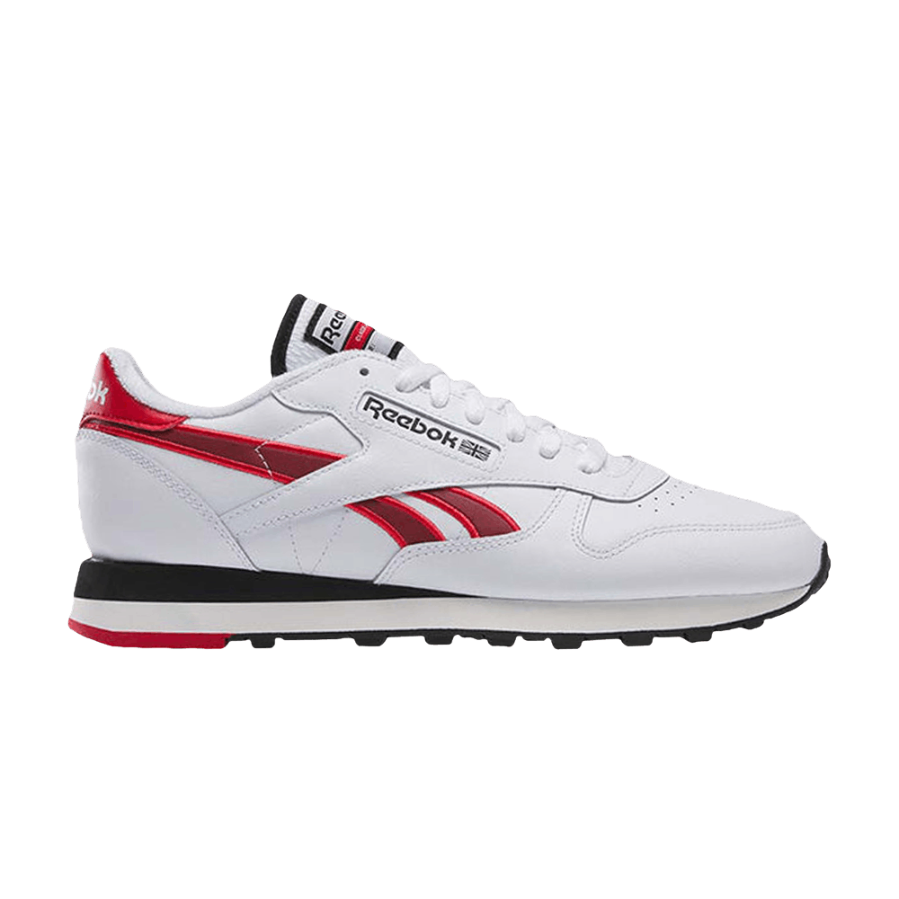 Кроссовки Reebok Classic Leather 'White VectorRed Black'