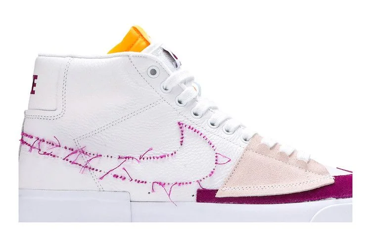 Кроссовки Nike Zoom Blazer Mid Edge SB 'White Viotech'