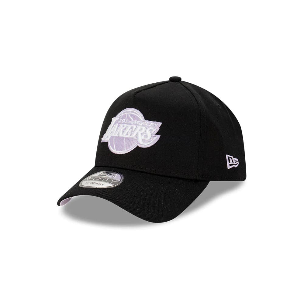 Бейсболка New Era Los Angeles Lakers Lilac 9FORTY A-Frame NBA Snapback Hat