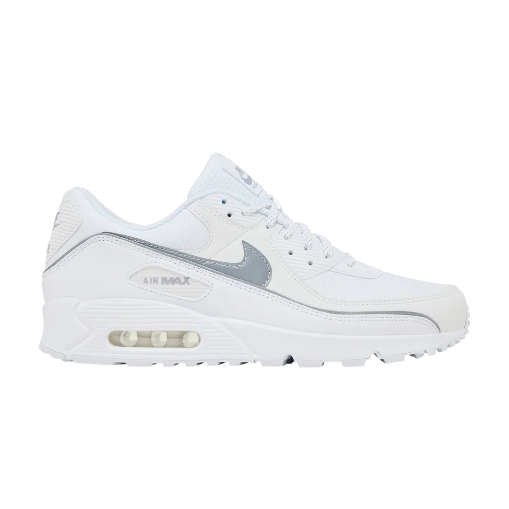 Krossovki-Nike-Air-Max-90-White-Metallic-Reflective